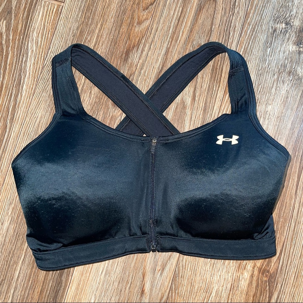 Black Under Armour Sports Bra